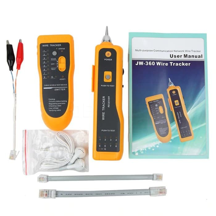 Jual LAN tester Wire Tracker Cable Scan & Finding JW-360 | Shopee Indonesia