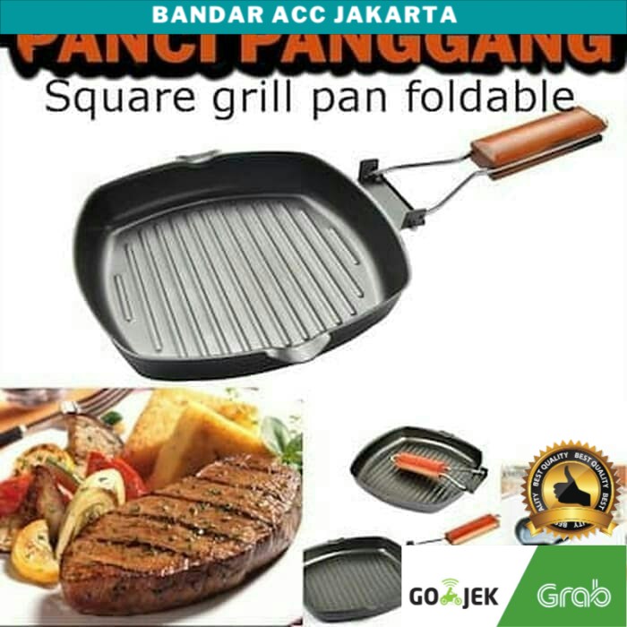 Jual Square Grill Pan Cm Teflon Wajan Bbq Bakaran Sate Serbaguna