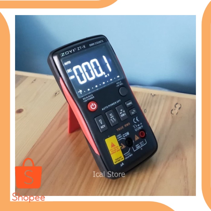 Jual Multimeter Digital Zoyi Zt X True Rms Bisa Ukur Suhu Auto