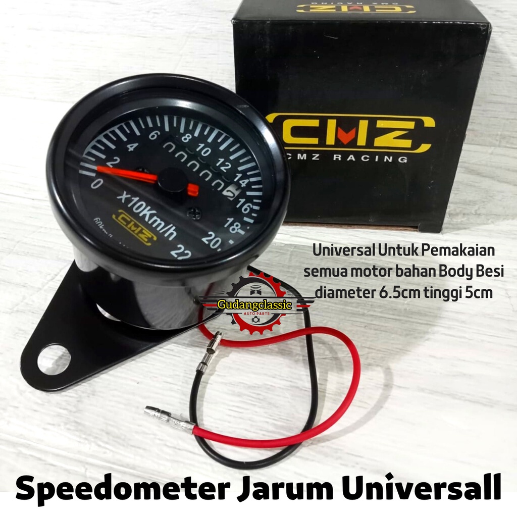 Jual Speedometer Jarum Spido Classic Model Tabung CB Japstyle Custom ...