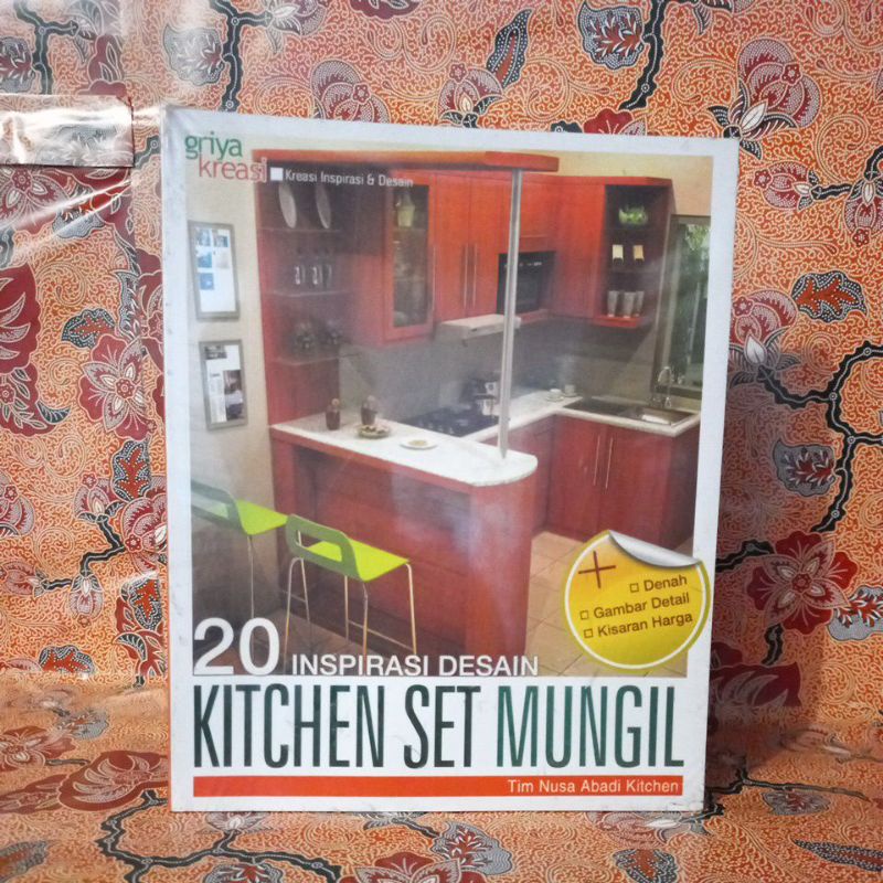 Jual Buku Arsitek 20 Inspirasi Desain Kitchen Set Mungil Denah