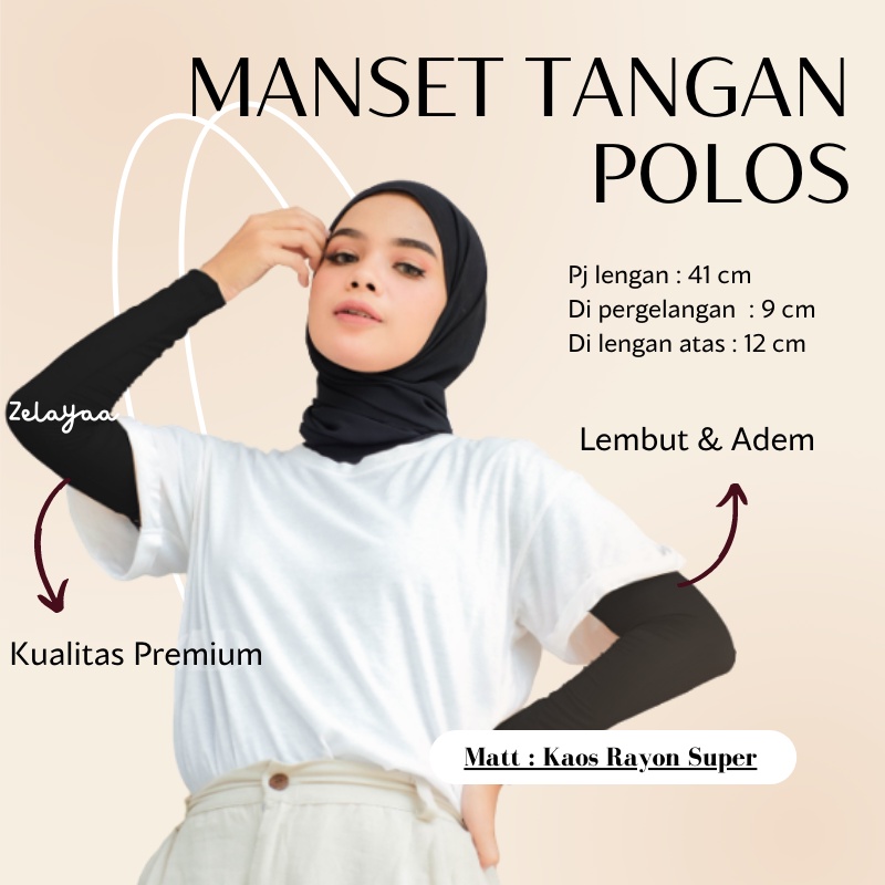 Jual RAYON SUPER MANSET TANGAN TEBAL PREMIUM MANSET TANGAN WANITA ...