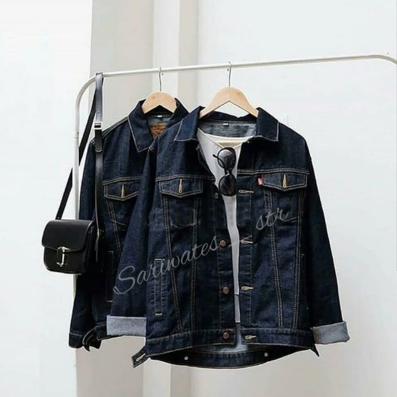 Jaket denim hot sale couple