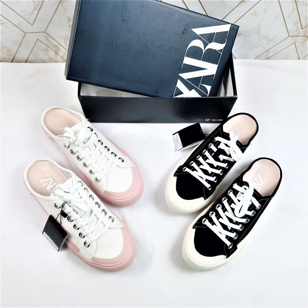 Jual Zara Plain Sneakers Slip on Shopee Indonesia