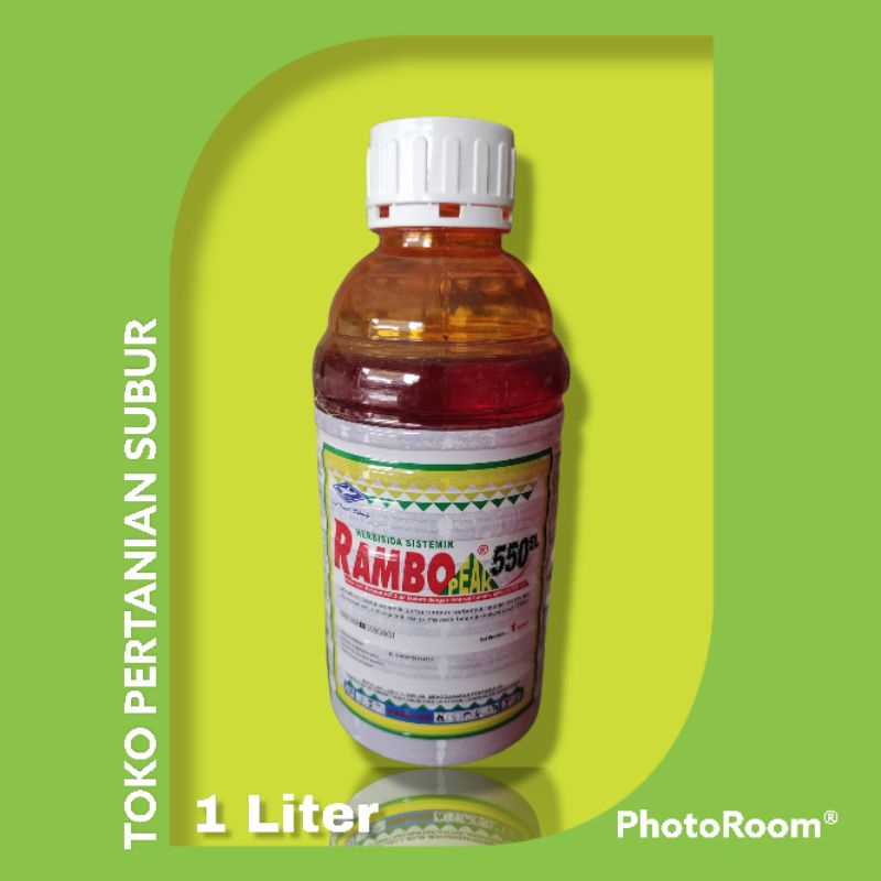 Jual Rambo Peak 550 SL 1 Liter Herbisida Sistemik Dosis Tinggi Racun ...