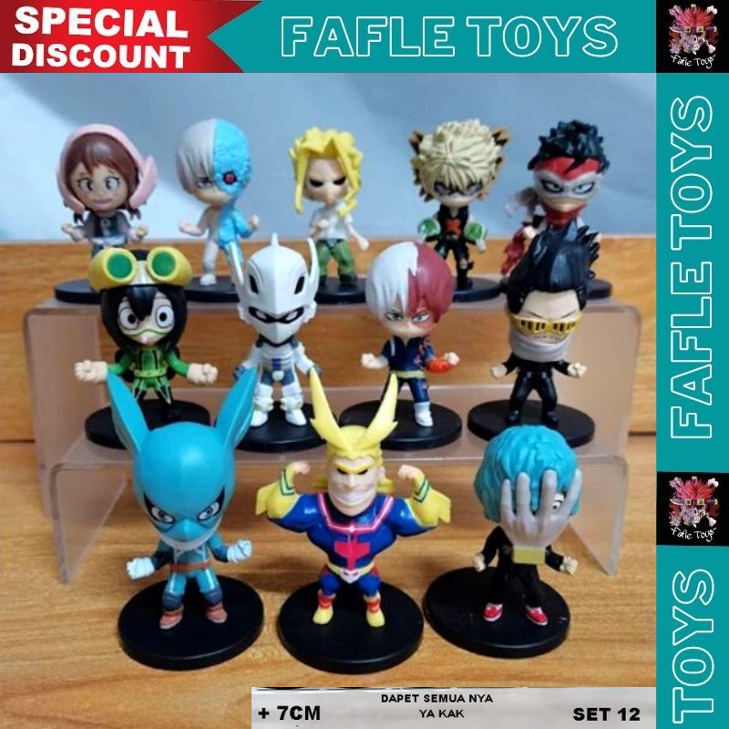 Jual My Hero Academia Figure Set Of 12 Boku No Hero Anime / Figure ...
