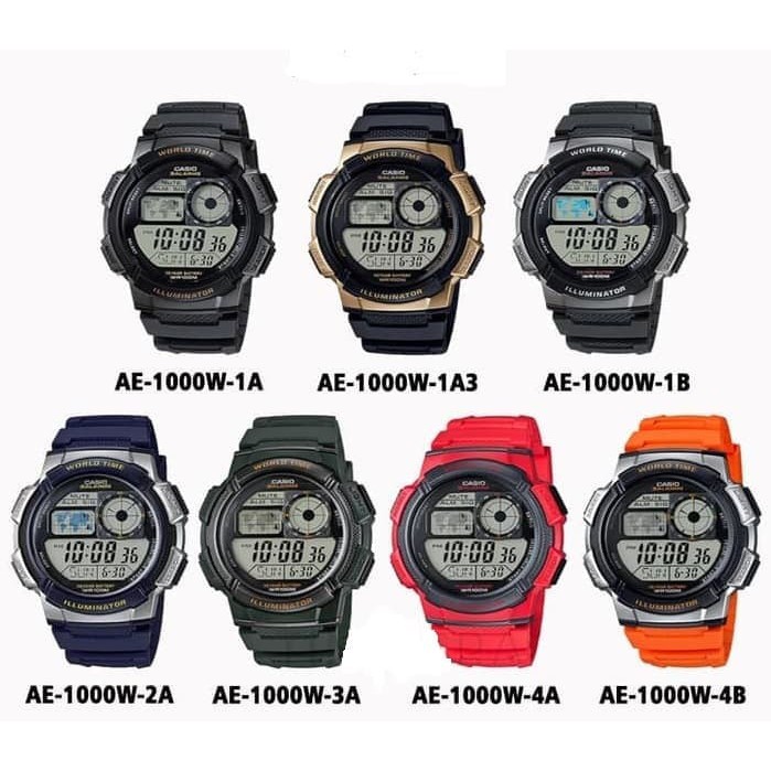 JAM TANGAN CASIO AE 1000W ORIGINAL 1000 W Casio Murah Casio Baru New Termurah