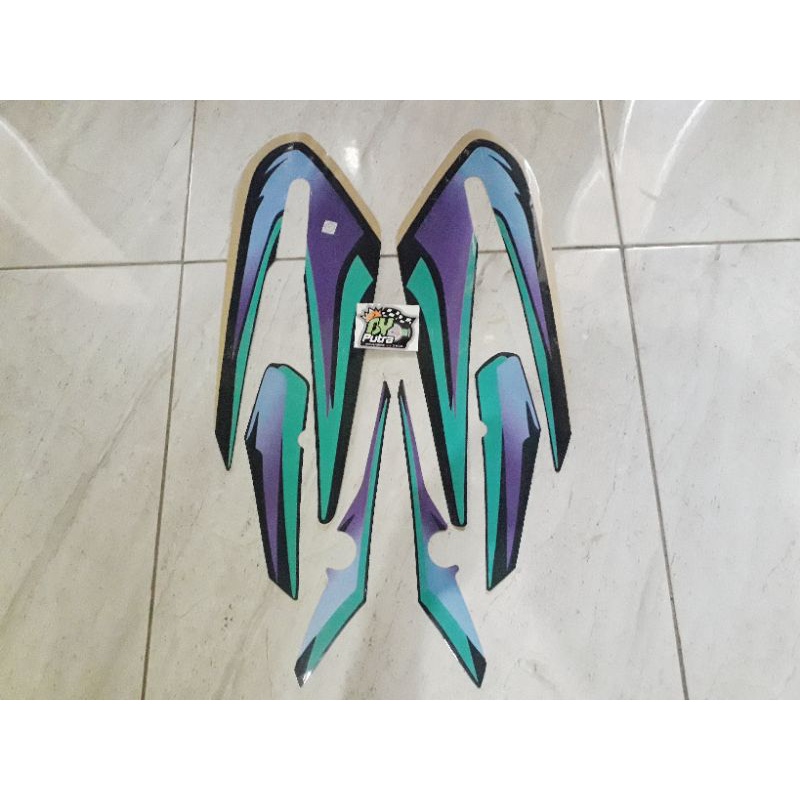 Jual STRIPPING STICKER RX SPESIAL 1996 WARNA HIJAU NON ORI KUALITAS ...
