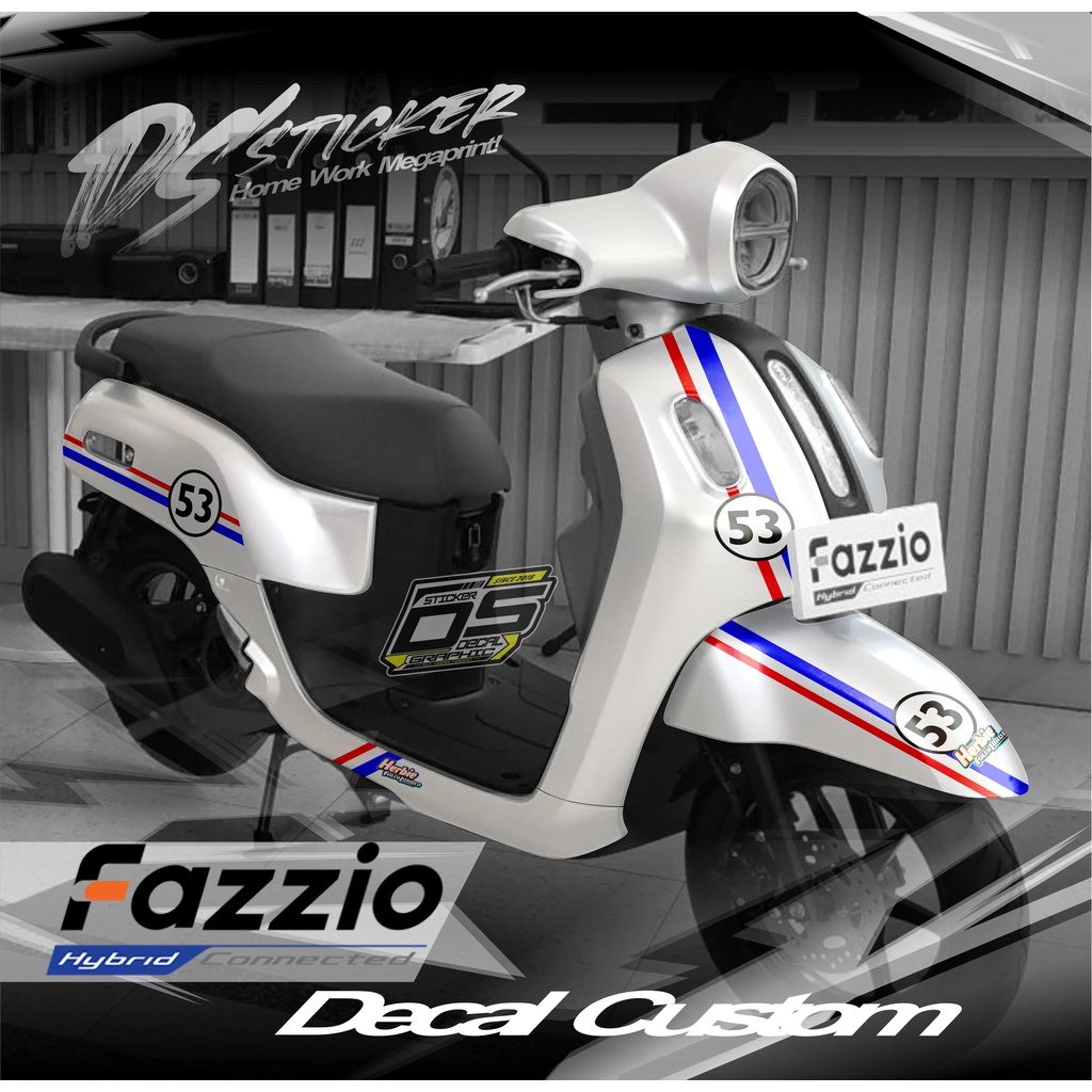 Jual Decal Sticker Yamaha Fazzio Fazio Fullbody Motif Herbie Shopee Indonesia