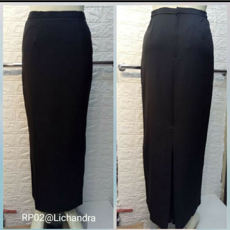 Jual Lichandra rok hitam,dongker,coklat / rok span / bawahan / rok ...