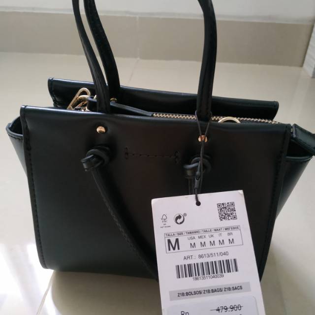 *HARGA NETT* Tas Zara Basic Hitam