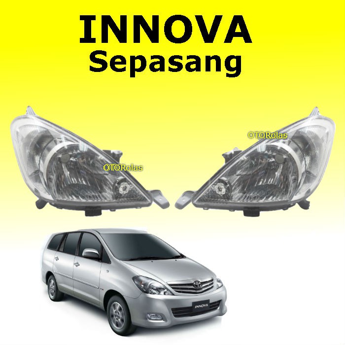 Jual Lampu Depan Utama Innova 2004 2005 2006 2007 2008 2009 2010 2011 ...