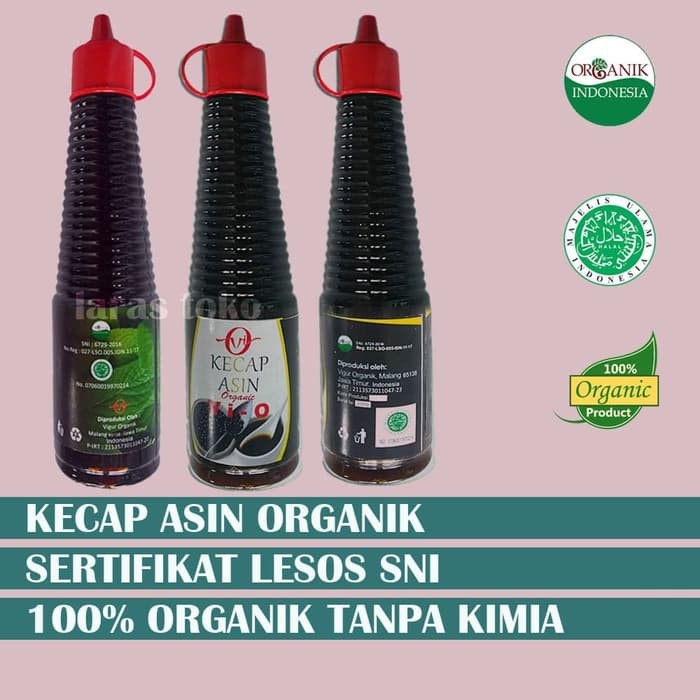 Jual Kecap Asin Organik Soy Sauce Salty Organic Food Kecap Restoran Hotel Harum Sedap Wangi