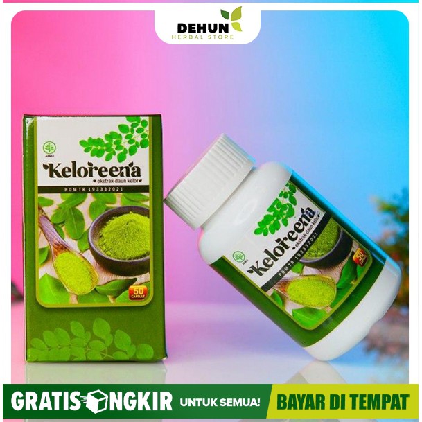 Jual Keloreena Kapsul Ekstrak Daun Kelor Asli Original Obat Berbagai Macam Penyakit