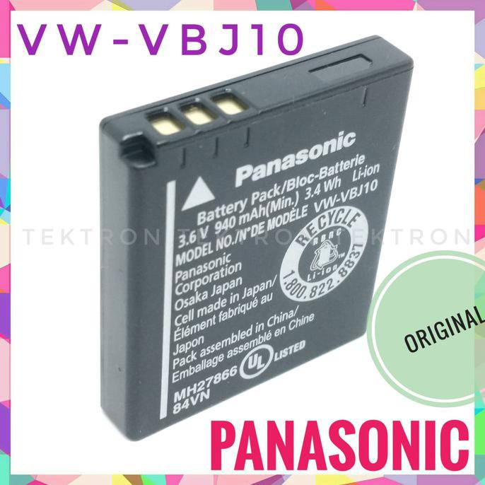 Jual Battery Pack PANASONIC VWVBJ10 3.6V 940mAh asli ori tektron22