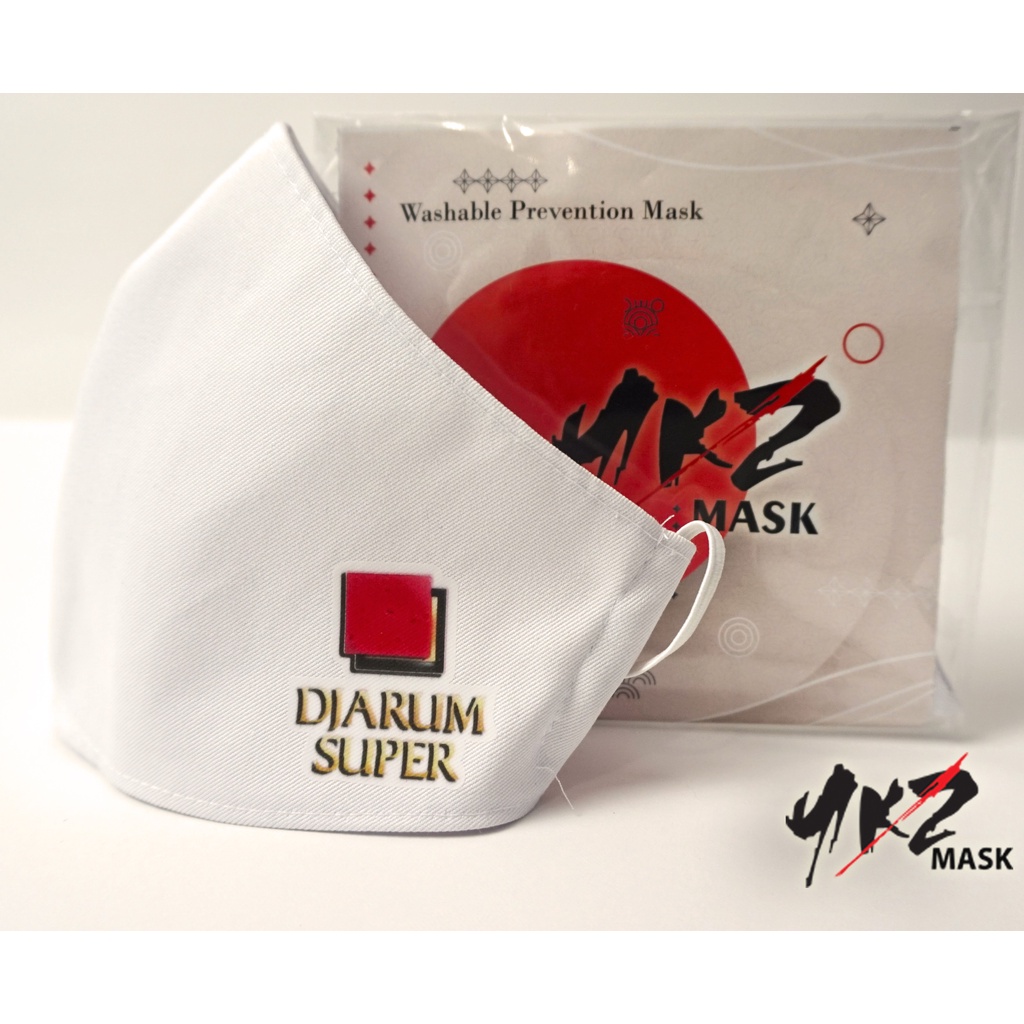 Jual masker custom 12 PCS masker print/sablon logo (HARGA PER/12pcs ...