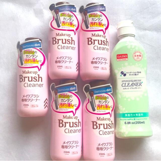 Jual Daiso puff sponge detergent 150ml / daiso cleanser / makeup brush