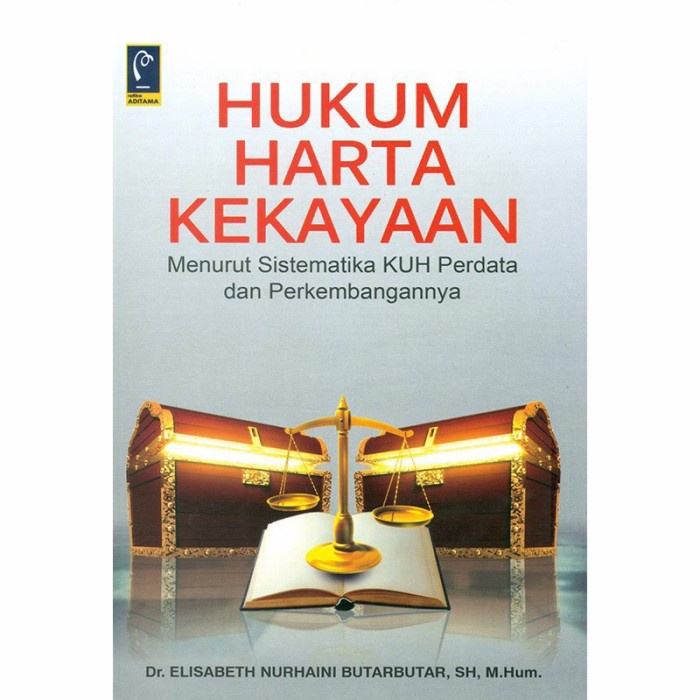 Jual Buku Ori Hukum Harta Kekayaan Menurut Sistematika Kuh Perdata Dan Perkembangannya Elisabeth