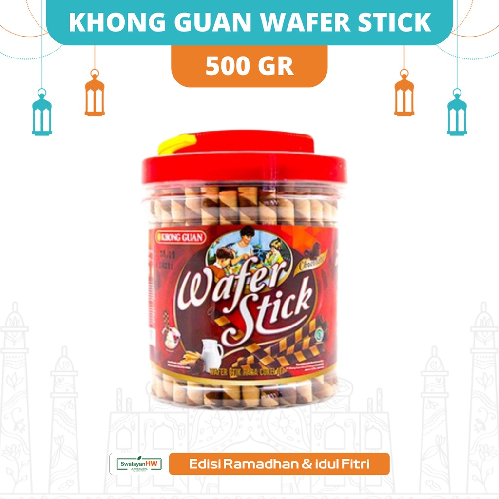 Jual KHONG GUAN WAFER STICK CHOCOLATE 500GR | Shopee Indonesia