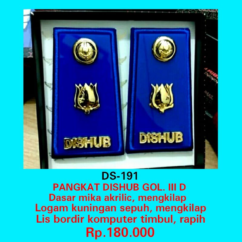 Jual ds-191 pangkat pdh dishub golongan 3 d jabatan fungsional | Shopee ...