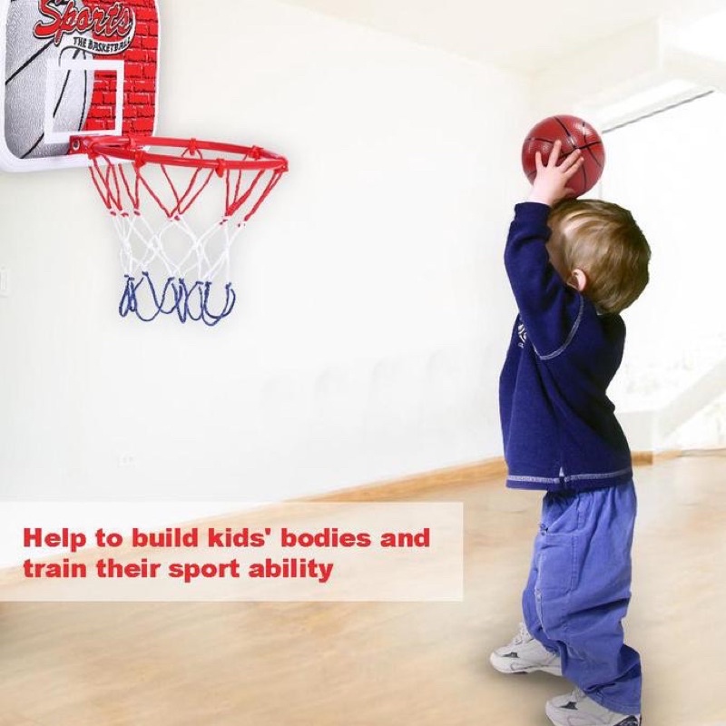 Jual papan ring basket jala BONUS BOLA DAN POMPA basketball ring ...