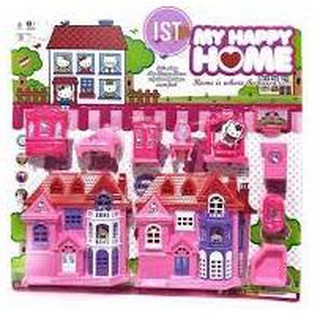 Jual Great Sales Mainan My Happy Home Hello Kitty Rumah umahan istana ...