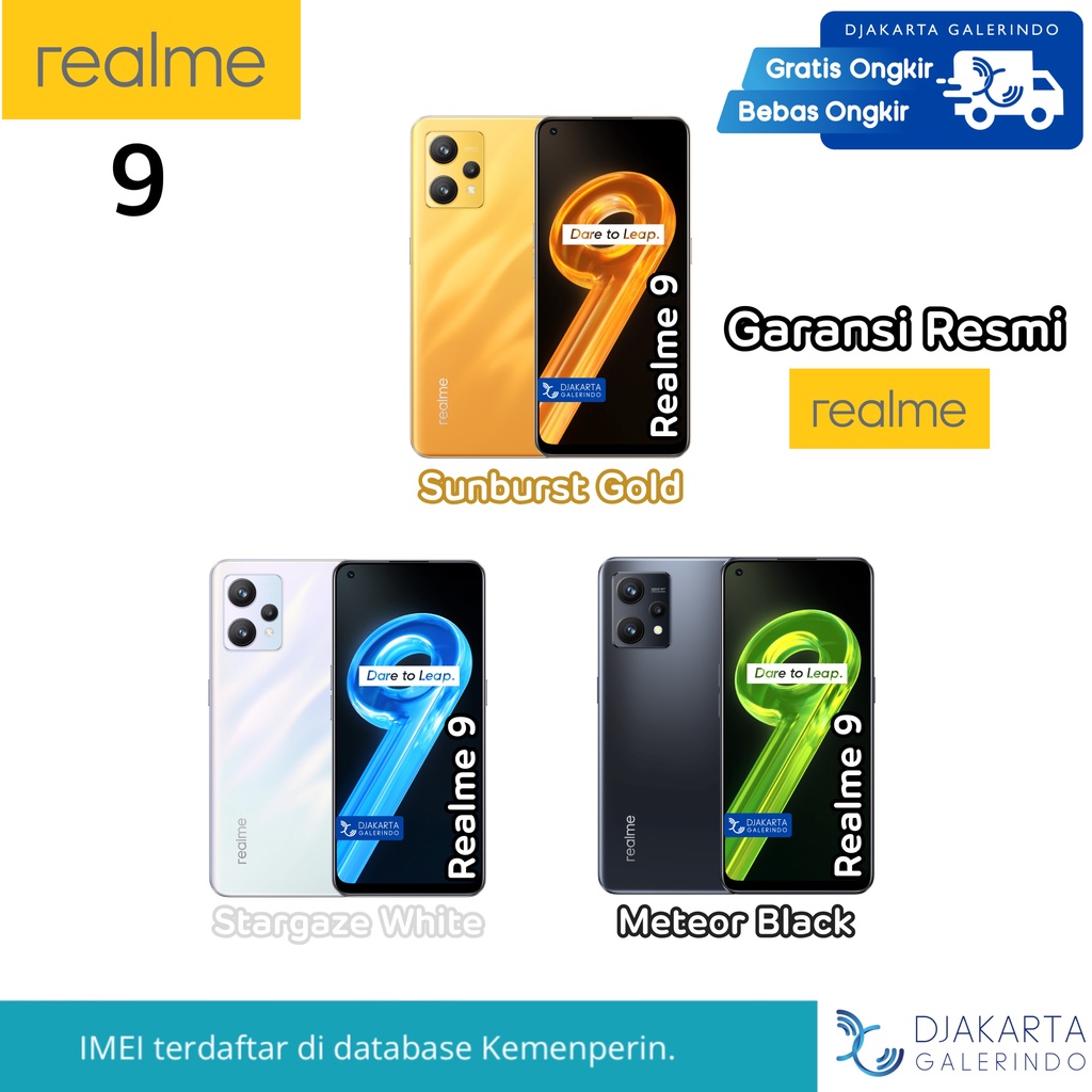 Jual Realme 9 6/128GB - 8/128GB ( 128 ) - Garansi Resmi Realme | Shopee ...