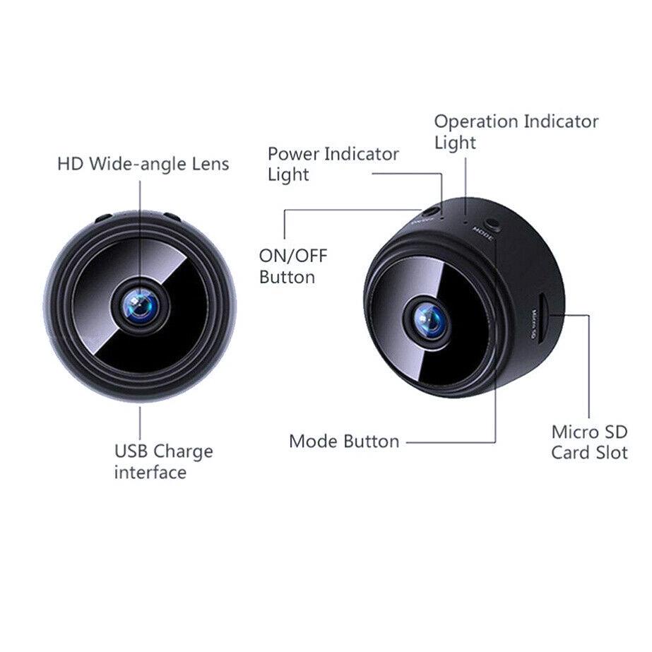 Jual Bagus Dipakai.. A9 Mini Camera Wireless Wifi Hd 1080P Micro Kamera ...