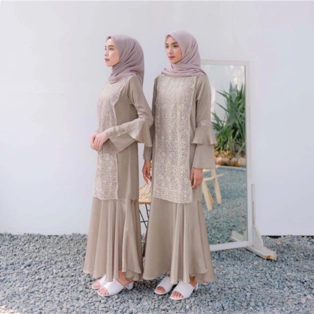 Dress sale warna khaki