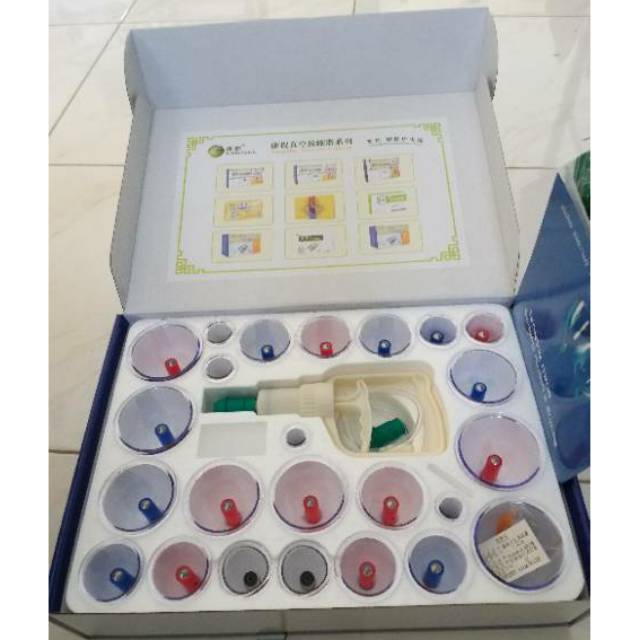 Jual Alat Bekam 24 Cup Kop Angin Cupping Kit Tool Kangzhu Carezoe Magic ...