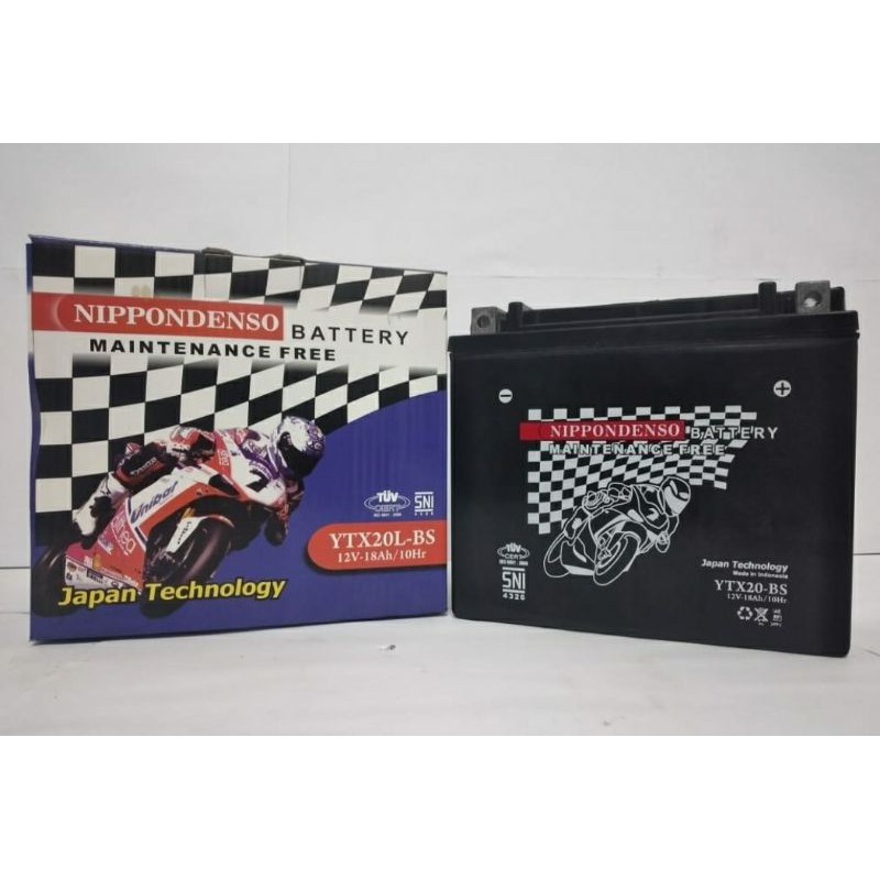 Jual Aki Motor YTX20 YTX20-BS YTX20L-BS HARLEY SOFTAIL Accu Kering MF