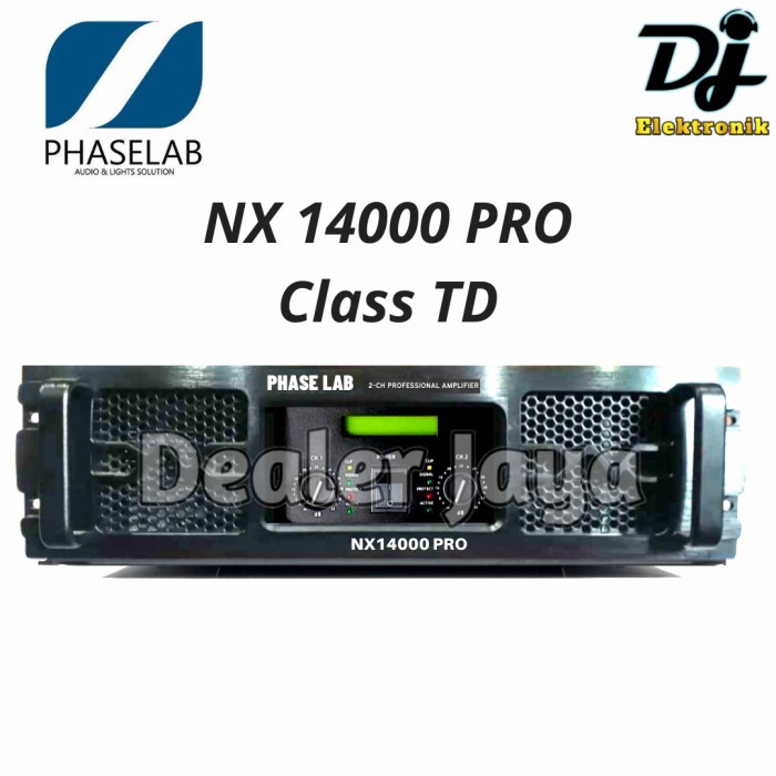 Jual Power Ampli Phaselab / Phase Lab NX 14000 PRO / NX14000 PRO 2