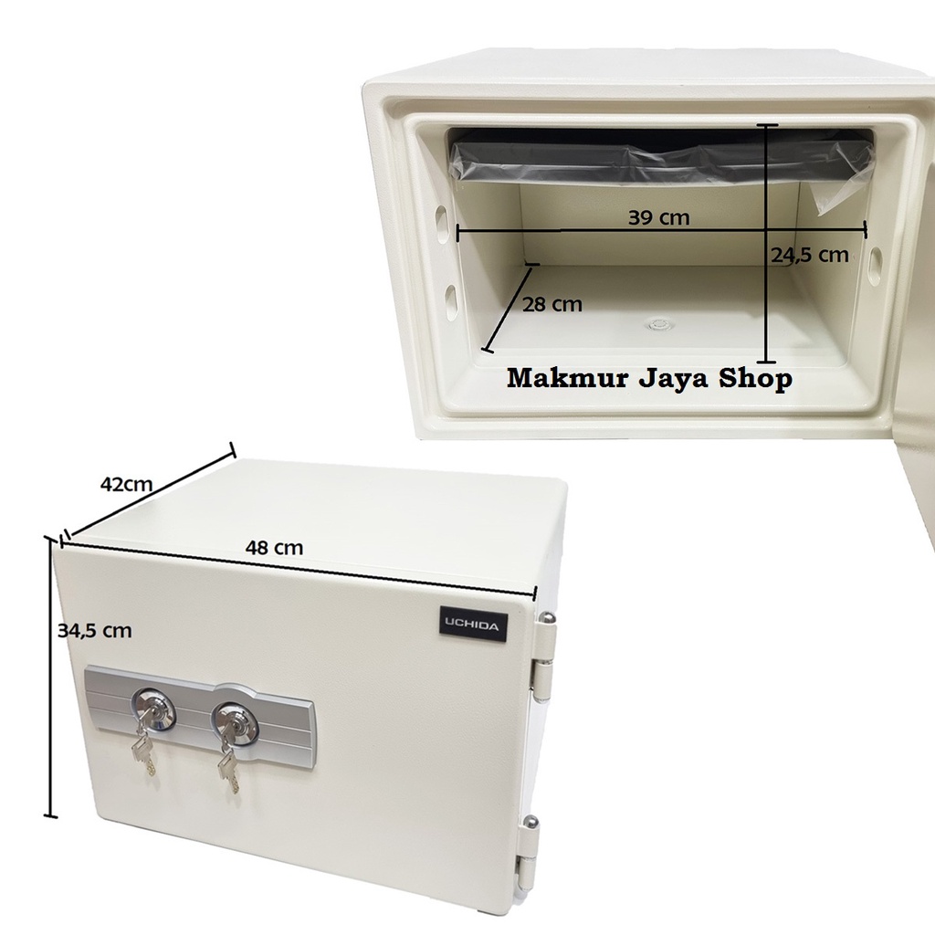 Jual Safety Box Uchida HS36 Brankas Tahan Api Uchida HS36 Brankas ...