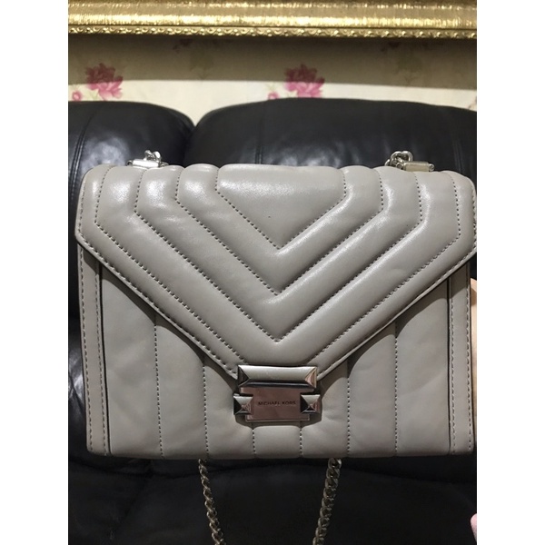 Michael kors whitney pearl grey hot sale