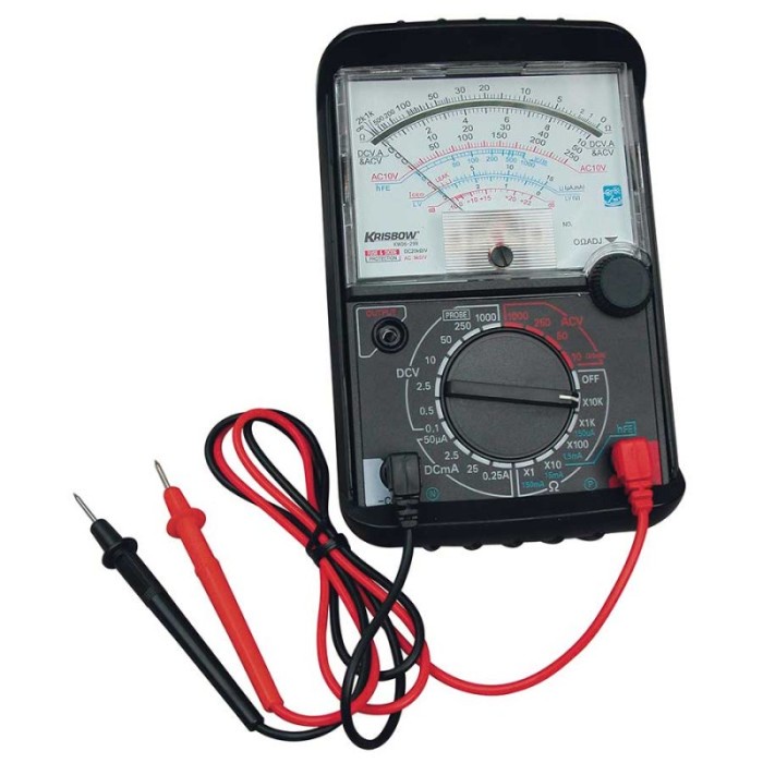 Jual Multimeter Analog Besar Krisbow Kw0600299 Shopee Indonesia