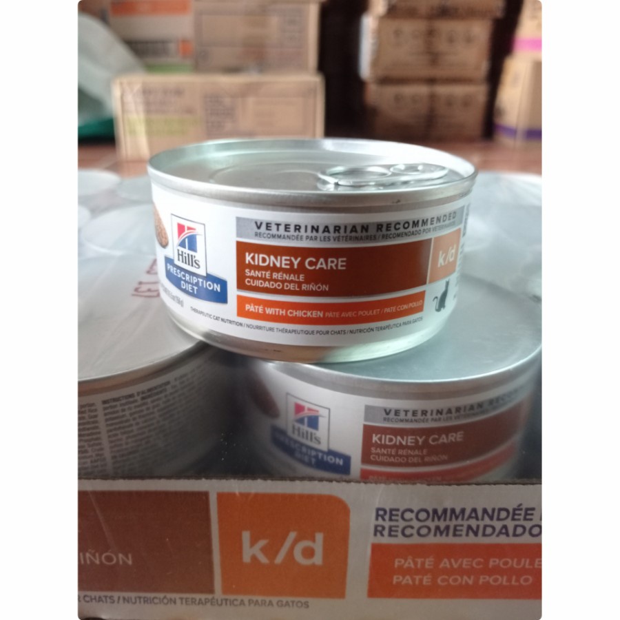 Jual Hills kidney care cat K/D 156 gr Cat food | Shopee Indonesia