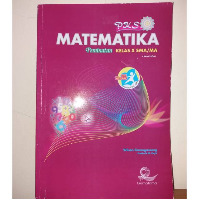 Jual Buku Pks Matematika Peminatan Kelas 10 Smama Shopee Indonesia 2525