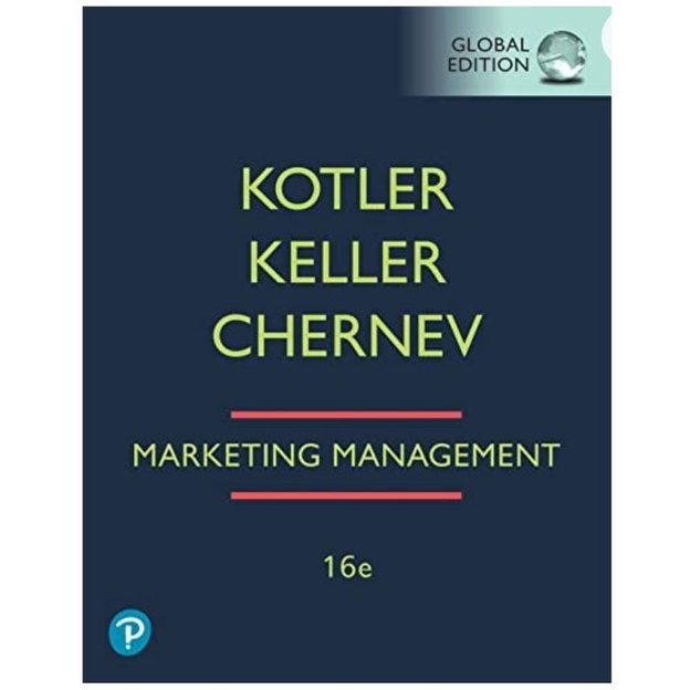 Jual Marketing Management,Kotler+Keller Global Edition16th Edition ...