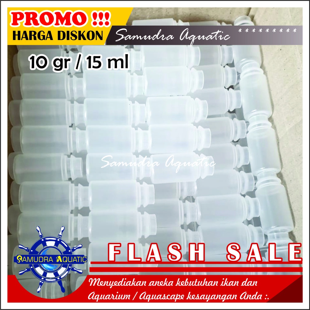Jual Botol Repack 10gr / 15 ml, Botol Plastik Kemasan Kosong | Shopee ...