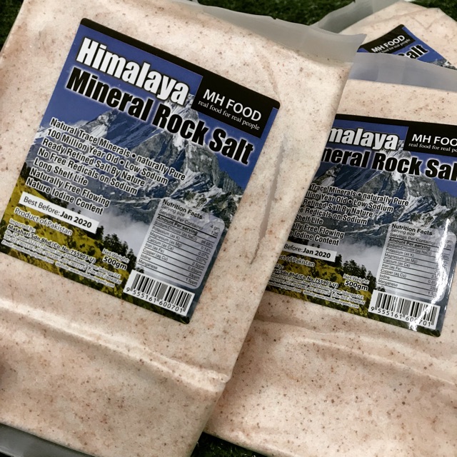 Jual MH Himalaya Mineral Rock Salt 500gr | Shopee Indonesia