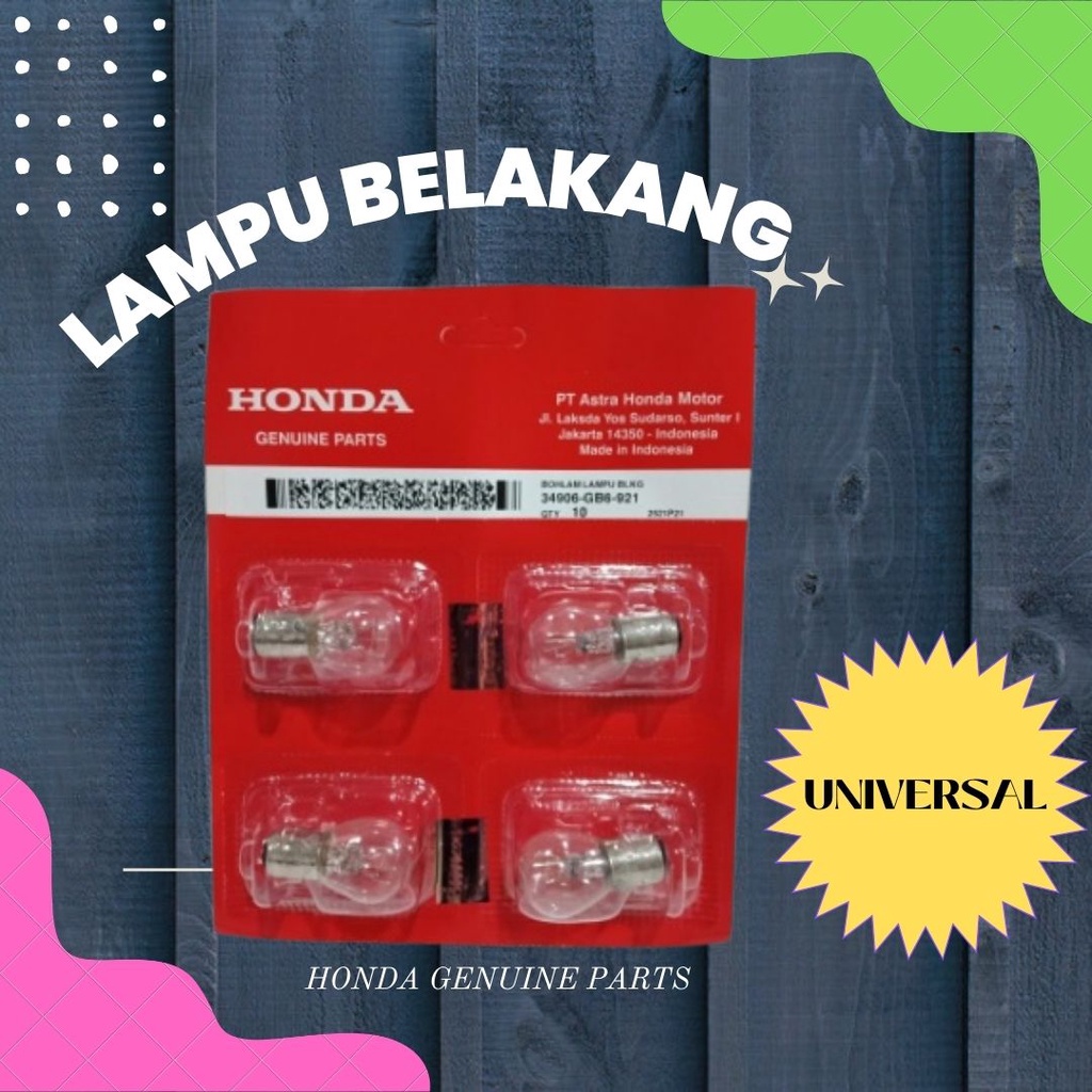 Jual Dop Rem/Bohlam stop lampu belakang 12V HONDA AHM - ANNORAMOTOR ...