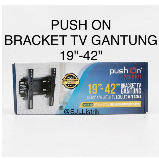 Jual Bracket Tv Led Push On Bracket Lcd Bracket Monitor Plasma Gantung Po