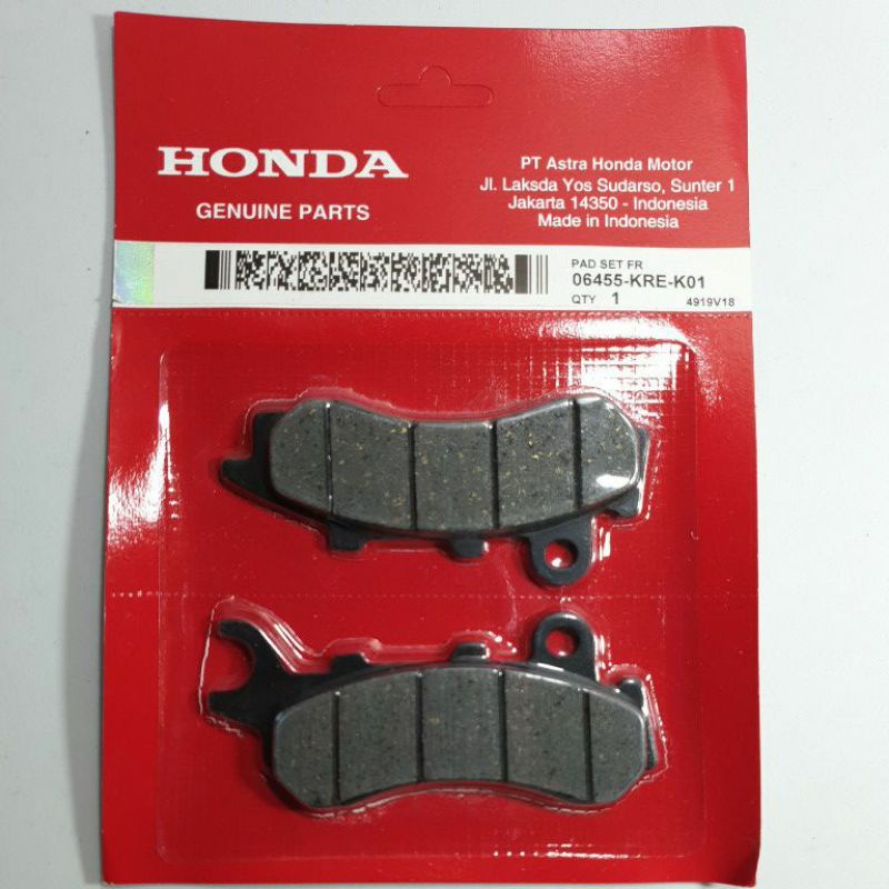 Jual DISPAD KAMPAS REM DEPAN DISK BRAKE PAD NEW PCX 150 KRE K01 ...