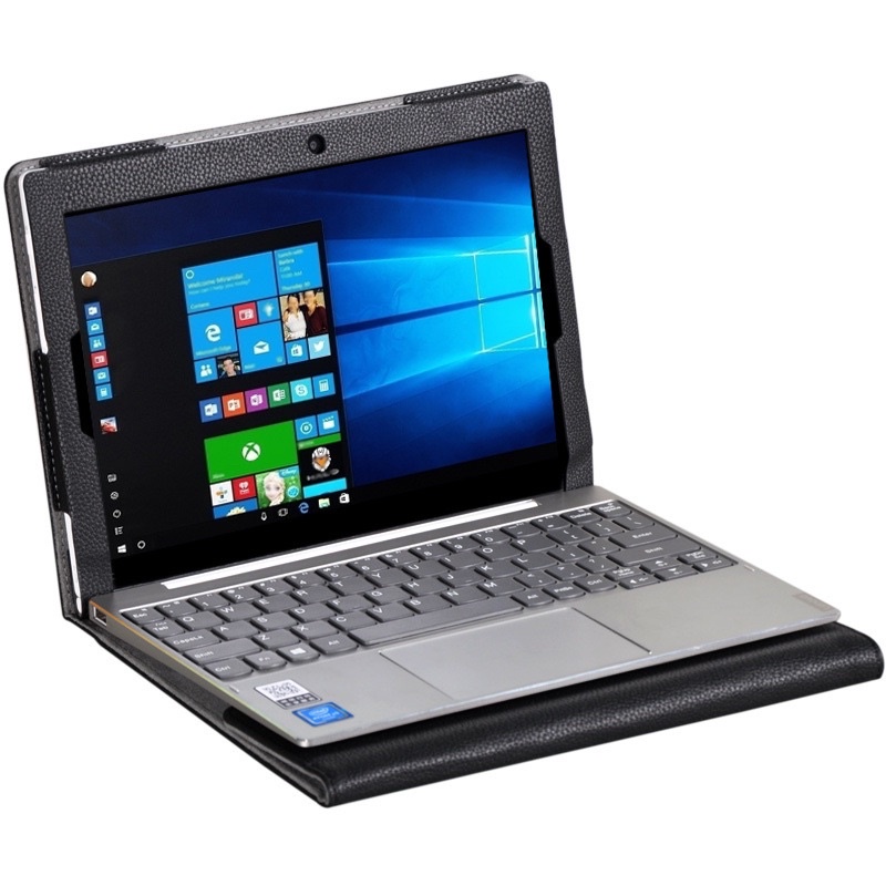 Jual LEN01 Flip Case Lenovo D330 Leather Laptop Ideapad Cover Tas 10.1 ...