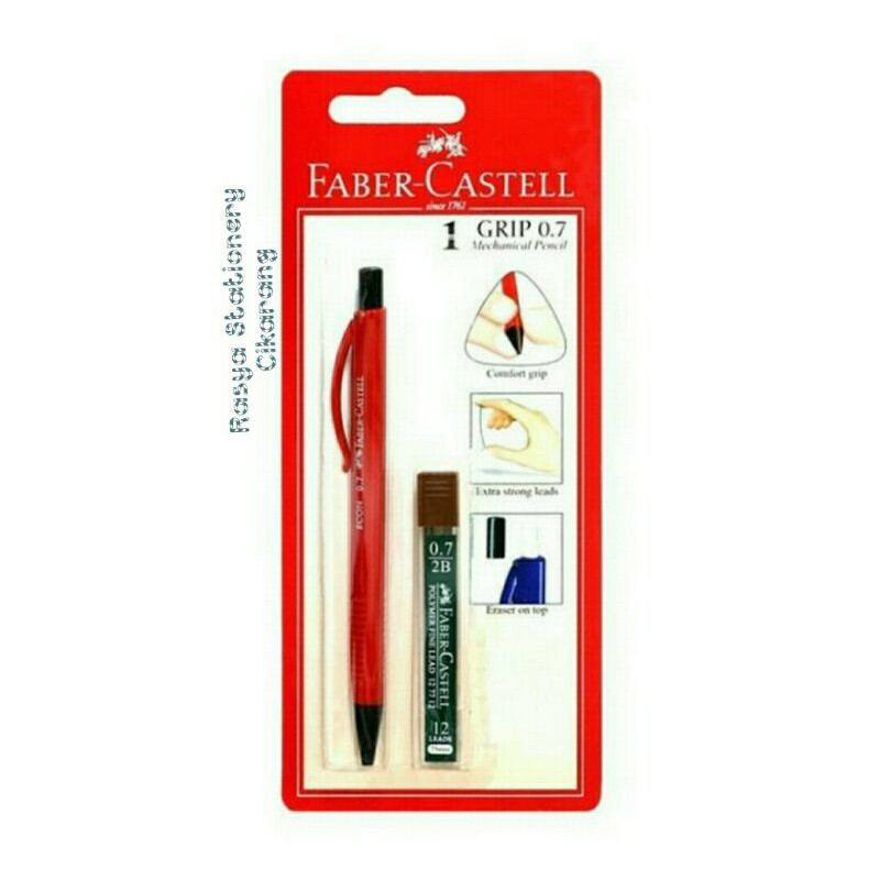 Jual Faber Castell Mechanical Pencil 0.7 mm Opaque blister + Refill