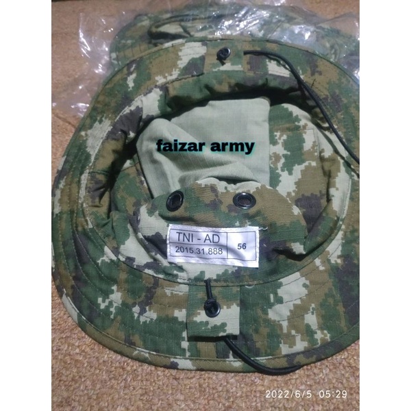Jual TOPI RIMBA ASLI JATAH KOSTRAD/TOPI RIMBA ORI KOSTRAD/TOPI RIMBA ...