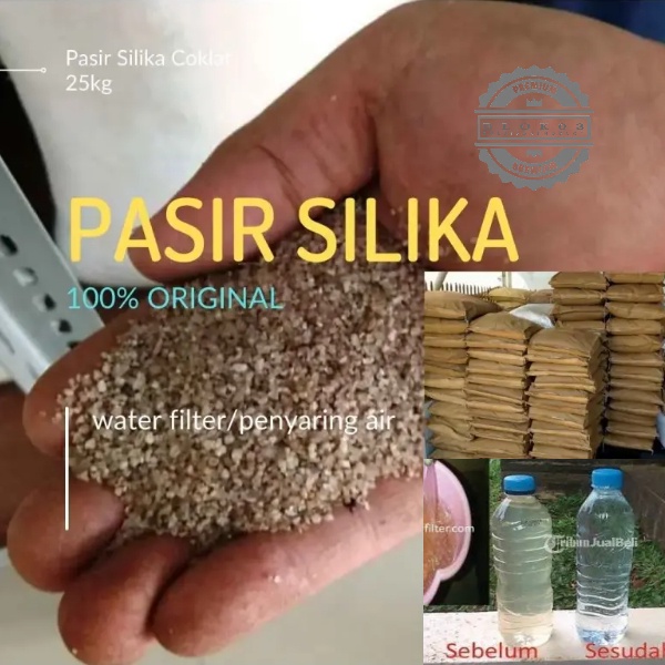 Jual Pasir Silika Media Filter Penjernih Air Kualitas Super Sillica