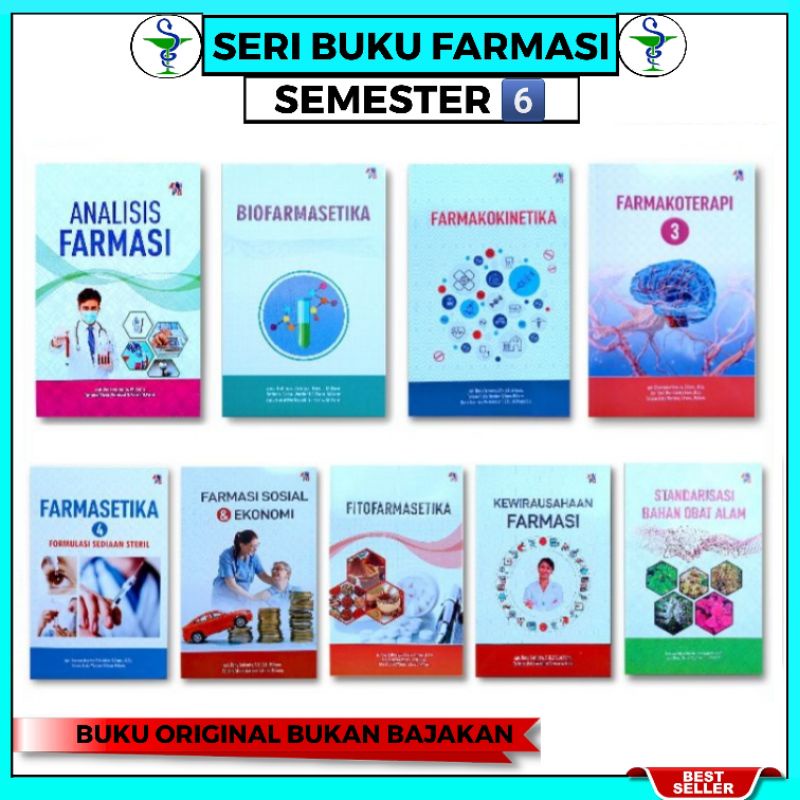 Jual Buku FARMASI Semester 6 ANALISIS FARMASI BIOFARMASETIKA ...