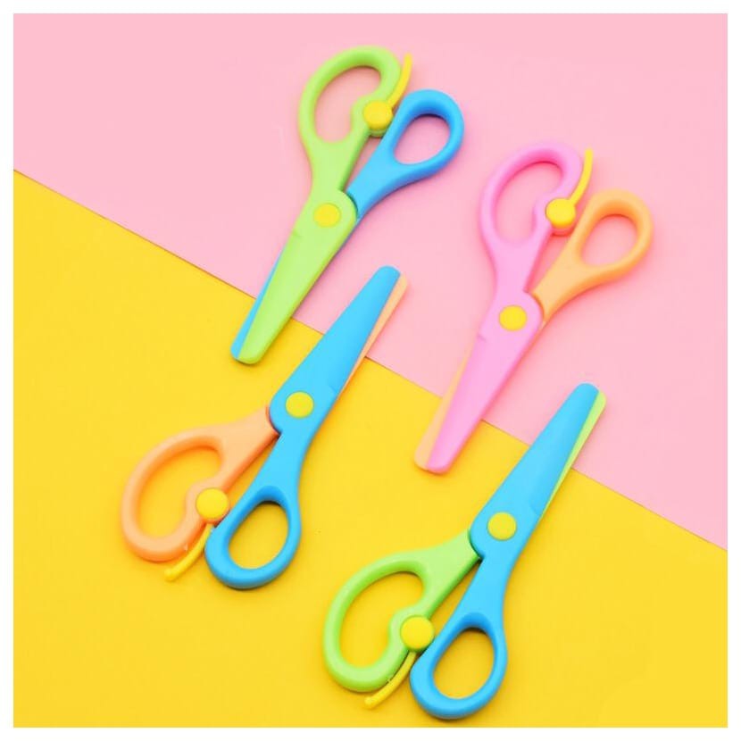 Jual Gunting Kertas Anak / Gunting Plastik Ujung Tumpul / Gunting Aman ...