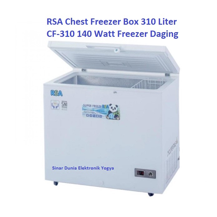 Jual RSA Chest Freezer 310 Liter Freezer Box CF 310 CF-310 Cooler Box ...